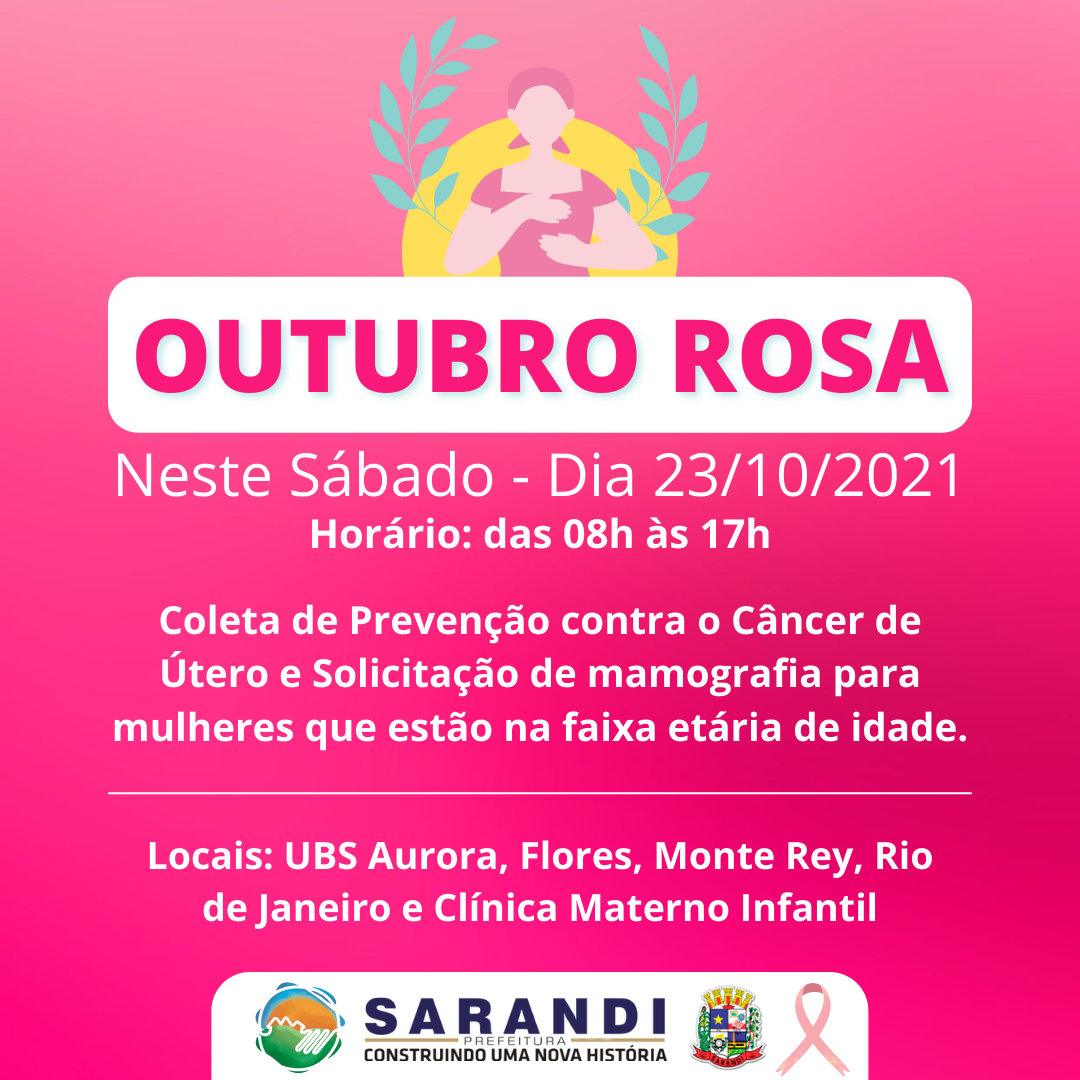 Dia D - Outubro Rosa (23/10/2021)